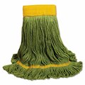 Pinpoint EcoMop Looped-End Mop Head, Green - Extra Large PI2495570